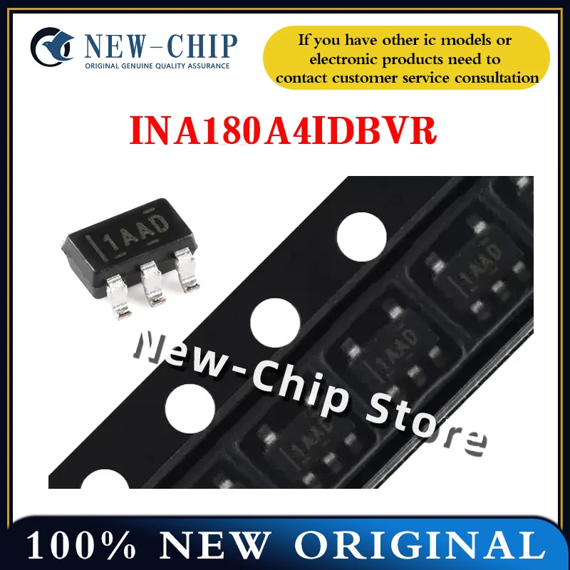 5PCS-200PCS/LOT INA180A4IDBVR 1AAD SOT23-5  New Original INA180A4I