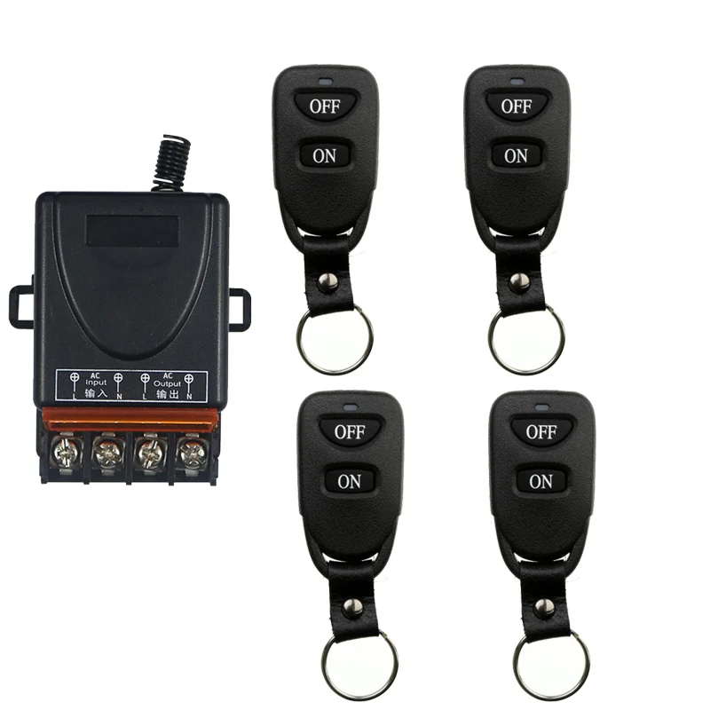 AC 110V 240V 30A Relay Wireless RF Smart Remote Control Switch Belt buckleTransmitter+ Receiver For 433MHz Smart Home Remote