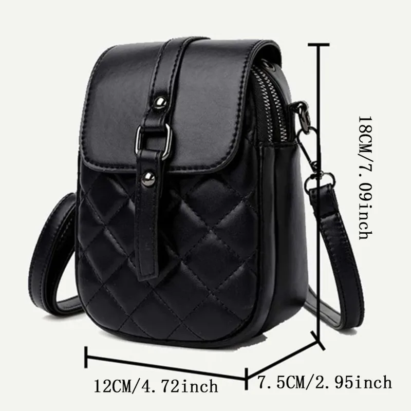 Ladies Crossbody Bags Fashion Small Messenger Bag For Women Lingge Casual Female Shoulder Bag