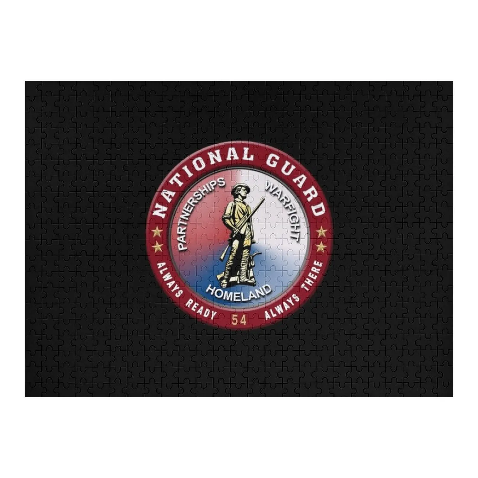 

National Guard Strategic Jigsaw Puzzle Works Of Art Custom Gifts For Children Adult Wooden Puzzle