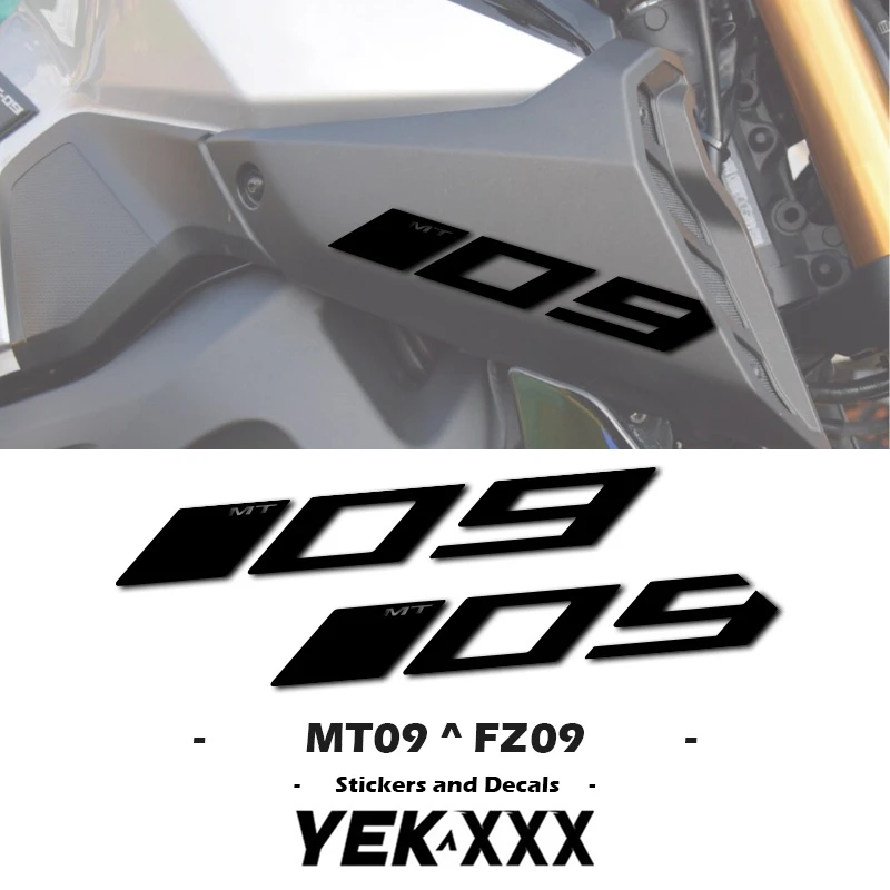 Air Intake Side Cover Sticker Fairing Shell Sticker Decal For YAMAHA MT09 MT-09 SP FZ-09 FZ09 2017 2018 2019 2020