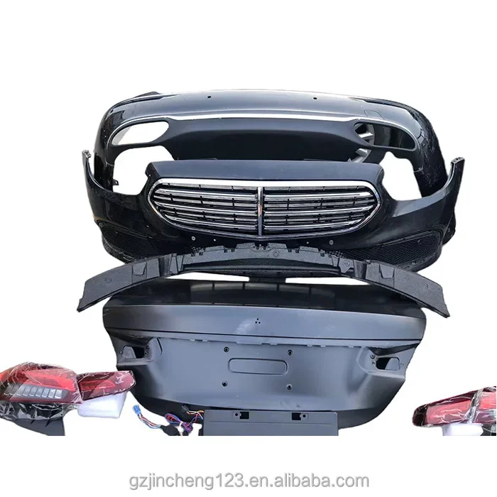 

Auto Parts Material Front Bumper kit Rear For Mercedes Benz W212 E class w213 accessories upgrade to new Style Full Body Kit