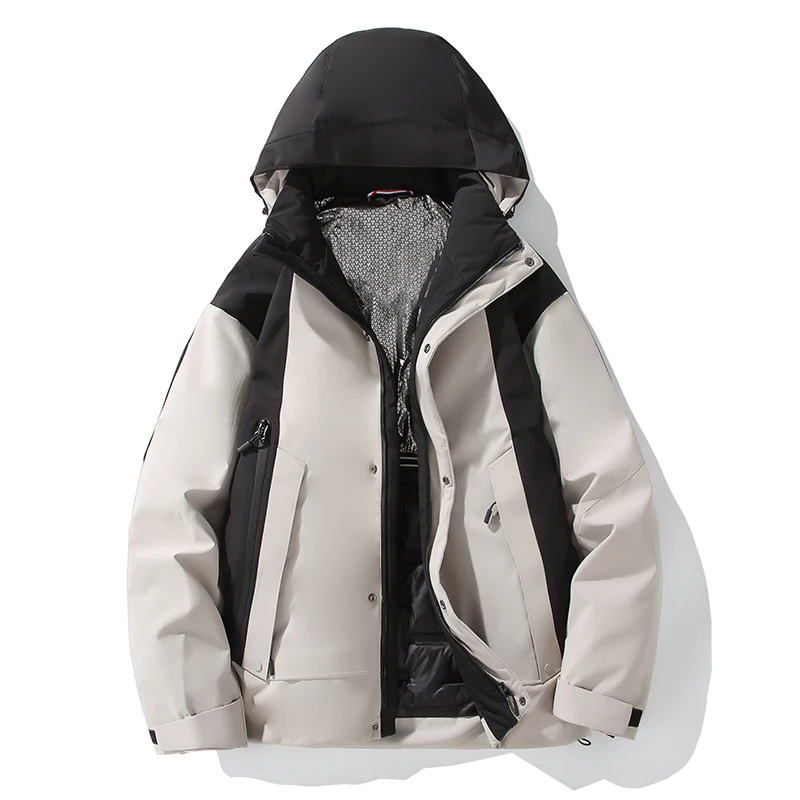 2026 Winter New Style Fashion Casual Men's Outdoor Windproof Long-Sleeved Overcoat Down Jacket