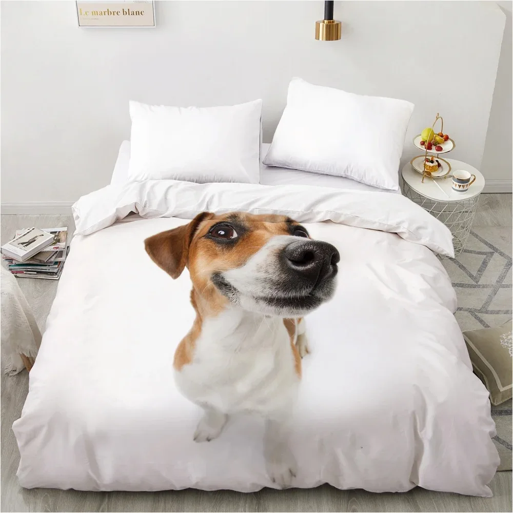 3D Duvet cover QuiltBlanketComfortable Case Luxury Bedding 135 140x200 150x200 220x240 200x220 for Home animal dog Lie down