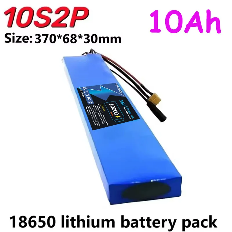 10s2p 36V 8Ah Battery 18650 Lithium Ion Battery 42V 10000mAh for Electric Scooters Balancing Scooter.