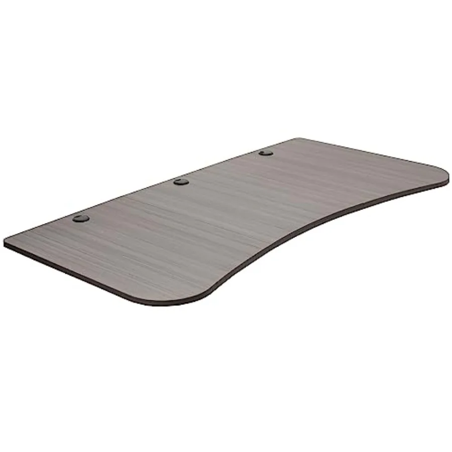 63 x 32 inch Universal Table Top for Standard and Sit to Stand Height Adjustable Home and Office Desk Frames Dark Gray Desktop