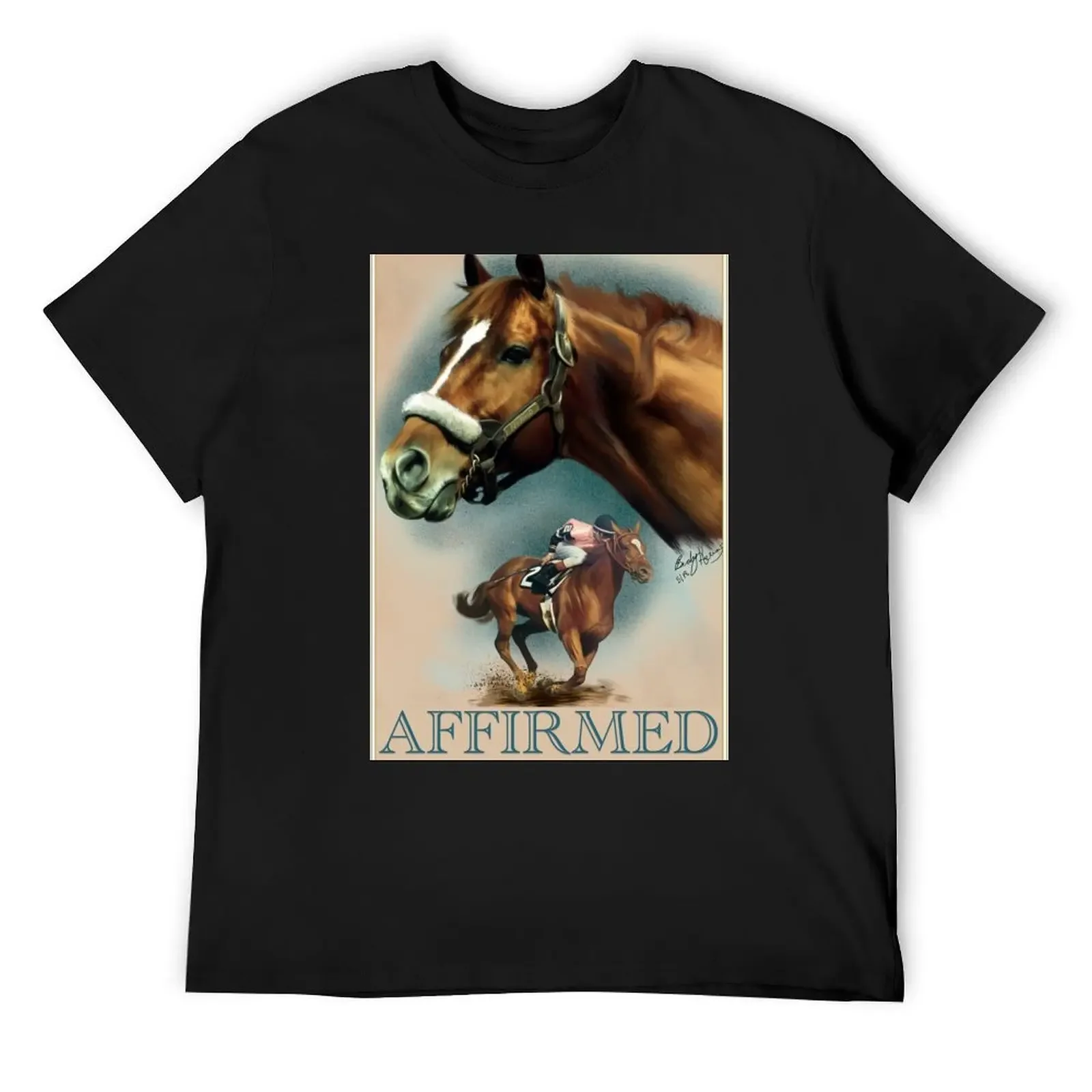 

Affirmed with Name plate T-Shirt cute tops shirts graphic tees aesthetic clothes customs tshirts for men