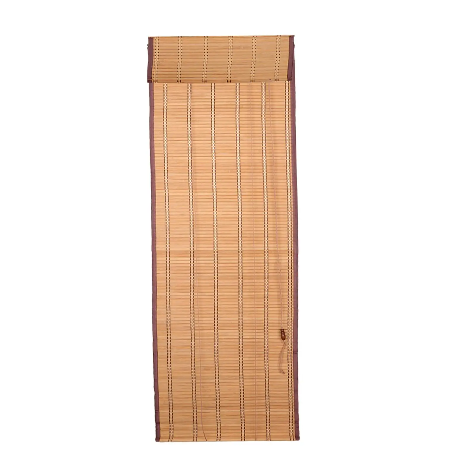 Bamboo Window Shades Sun Protection Light Filtering 22\'\' W x 59\'\' H Roller