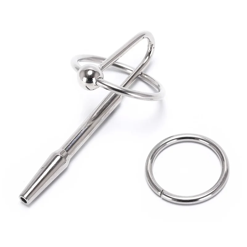Penis Plug Stainless Steel Into Liquid Urethral Catheter Sex Toys Urethral Dilatation Masturbation Male Training Supplies