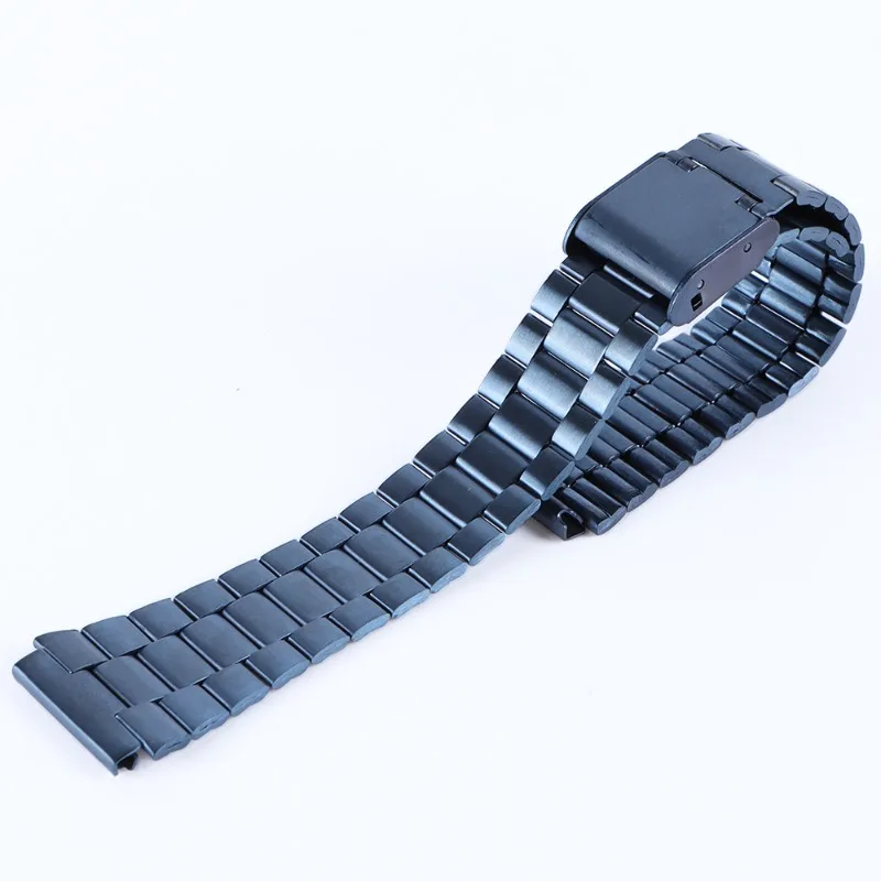 For CASIO Watchband Stainless Steel Strap for F91W F84 F105 F108  A158 A168 AE1200 AE1300 B650 AQ230 AE500W Metal Strap 18mm