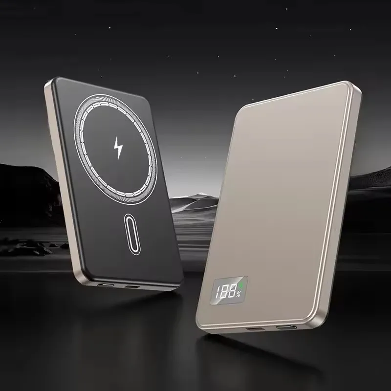 باور بانك لاسلكي مغناطيسي محمول بقدرة 500000 مللي أمبير في الساعة PD22.5W بطارية خارجية للشحن السريع لهاتف Magsafe لهاتف iPhone وسامسونج جديد 2026 #5