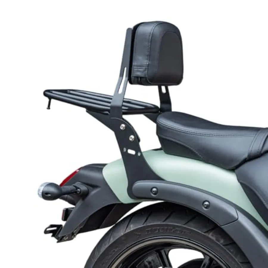 

Motorcycle Passenger Sissy Bar Luggage Rack Fit for Vulcan S 650 VN650 EN650 2015-2026 Rear Backrest Cargo Carrier