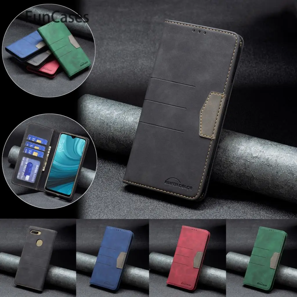 Cell Phone Covers For armor OPPO A54 5G Blue Portable Case sFor Coques OPPO carcaso A55 5G A54S A52 A54 4G A72 A7 Flip Shell