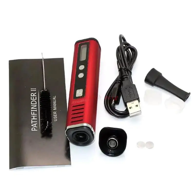 Original Dry Herb Vaporizer Pathfinder V2 Kit Electronic Cigarettes 2200mah with OLED Screen Herbal Vape Pen Vaper Smoke Kits