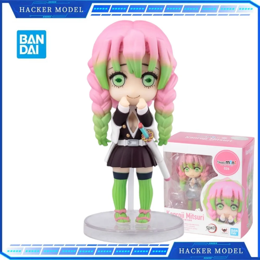 반다이 피규아츠 미니 귀멸의 칼날 칸로지 미츠리 ‌   액션 피규어 애니메이션 캐릭터 모델 장난감 데스크탑 장식품 수집용 선물