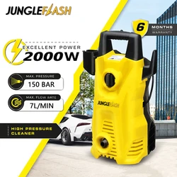 JUNGLEFLASH 2000W myjka ciśnieniowa strumień wody pod ciśnieniem opryskiwacz narzędzia do czyszczenia Karcher K3 myjnia wodna pistolet podlewanie ogrodu pistolet