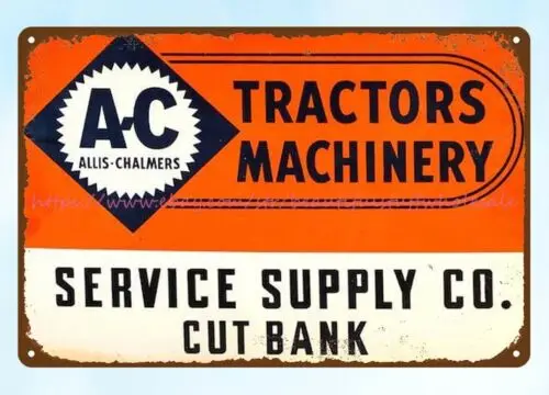 Allis-Chalmers Tractors Machinery metal tin sign metal kitchen plaques