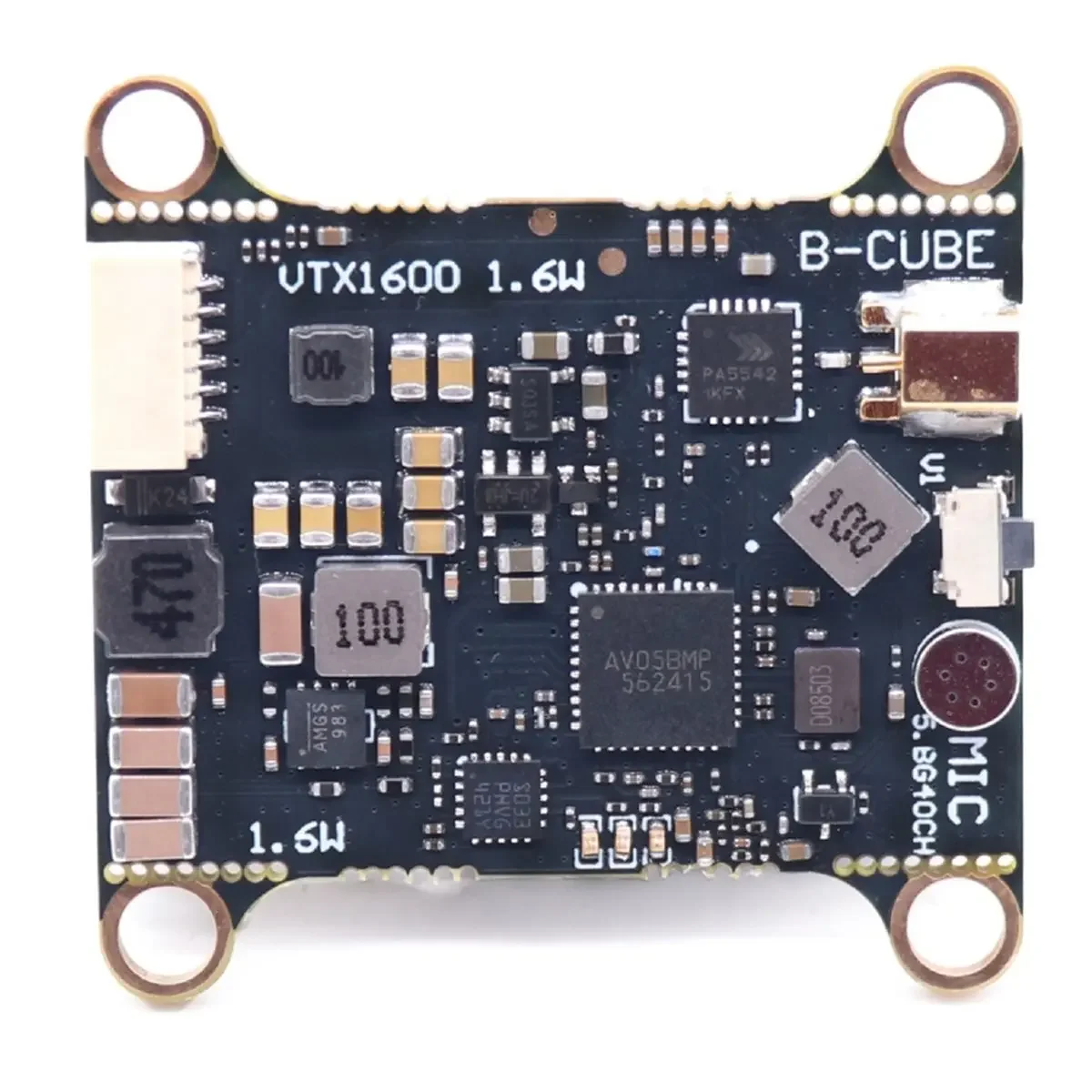 TopEssA26Z 5.8G VTX 1600mW 48CH Input Voltage Video Transmitter For Long Range RC Airplane FPV Drone