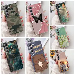 For Vivo Y100 (IDN) Case Fashion Painted Cover Soft Silicone Phone Case For Vivo Y 100 200E Y100 Y200E 5G Back Cover Funda 6.67