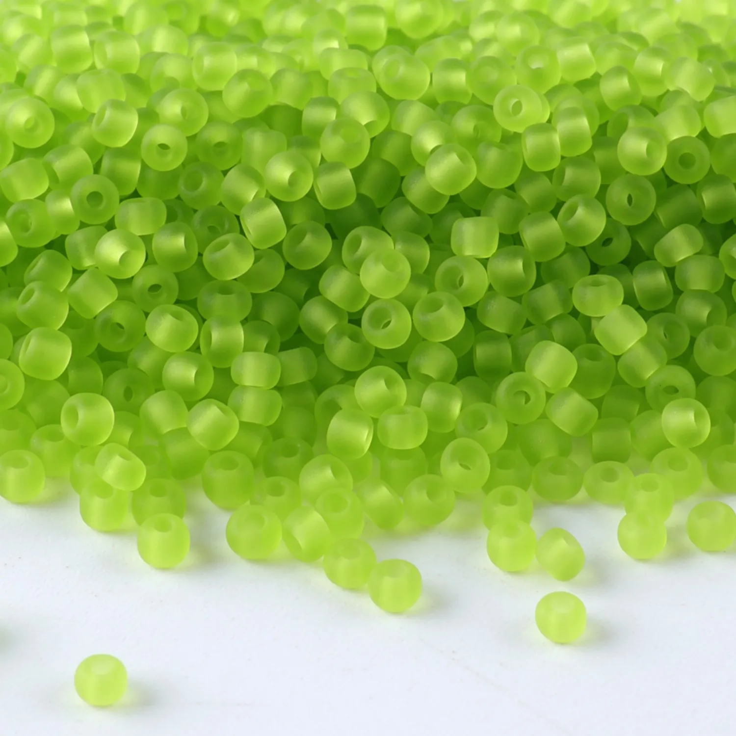 Hochwertige transparente matte Farbperlen CJ 11/0, 10g/Tube, geeignet für alle Arten von DIY-Bastelarbeiten usw. – Detail 10