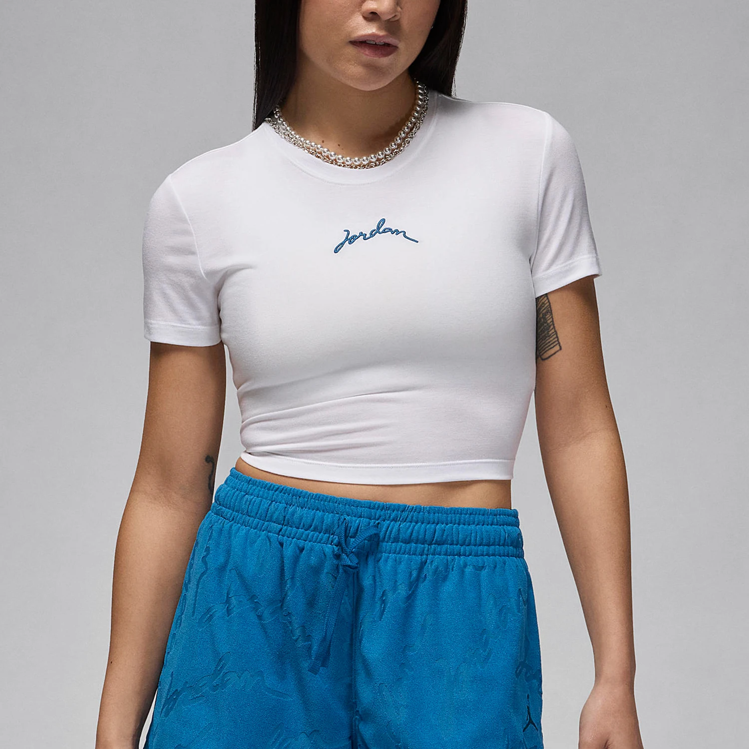 

Nike genuine JORDAN women's new fashionable summer short sleeved FN5721-100