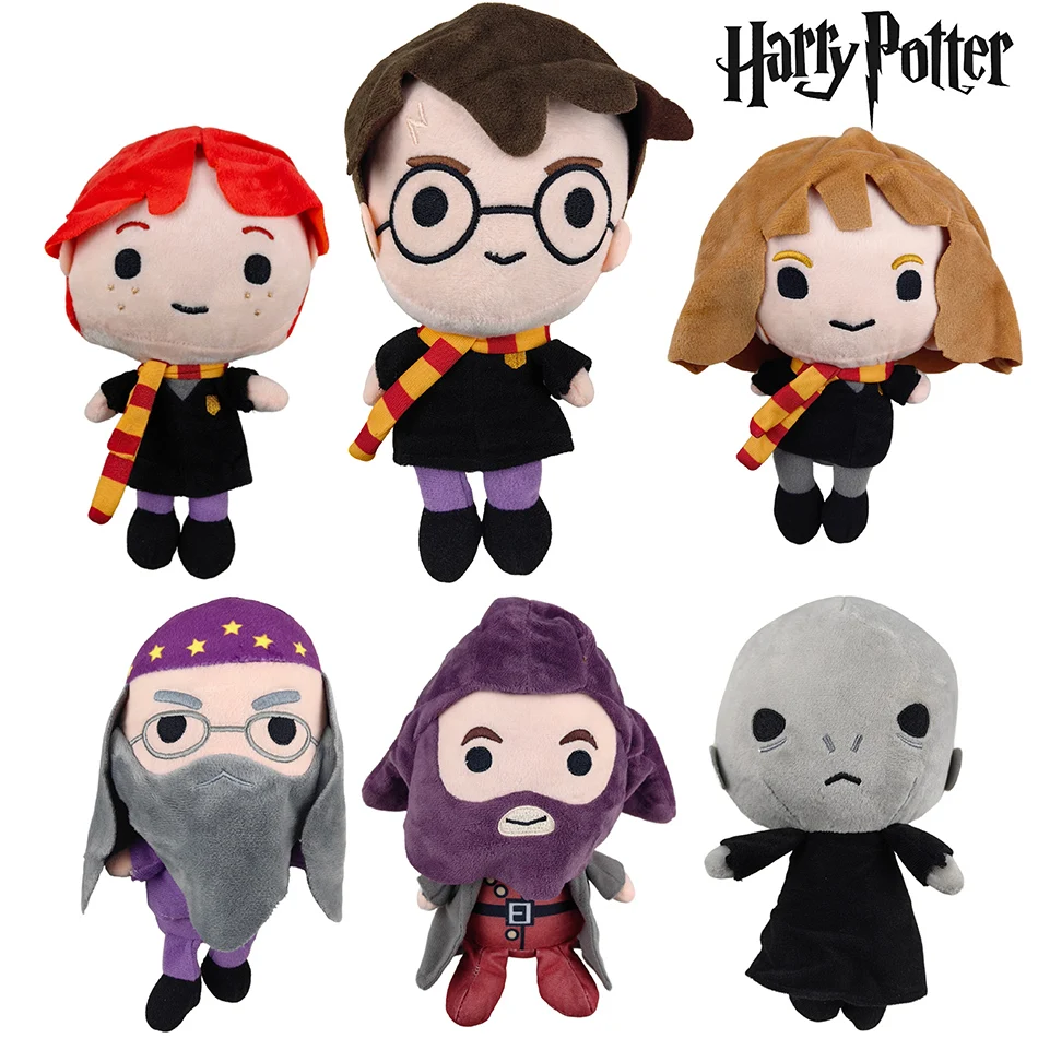 Peluche de Harry Potter, Hermione, Ron y otros personajes de la Película y la Serie de TV, con Bufanda, Juguete de Peluche, Muñeco de Peluche, Lindo Regalo de Cumpleaños