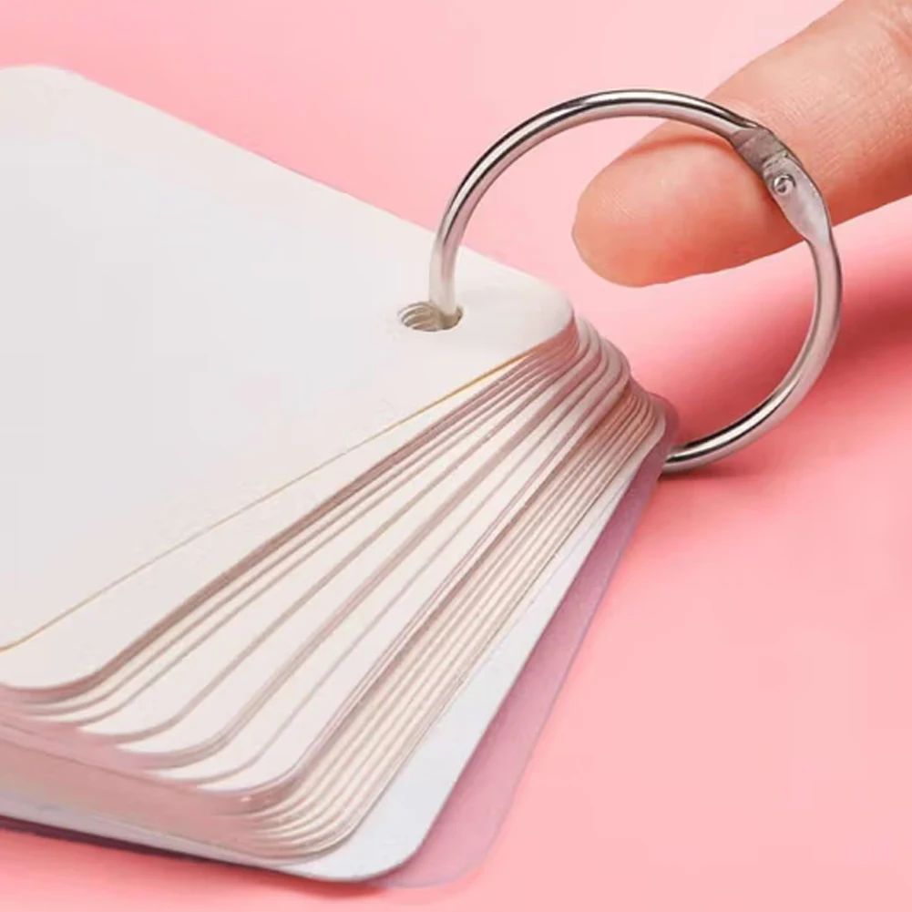 حلقة دائرية فضفاضة من أوراق الشجر المرنة ، مشغولات يدوية يدوية ، مدرسة ومكتب ، 60 من كتاب