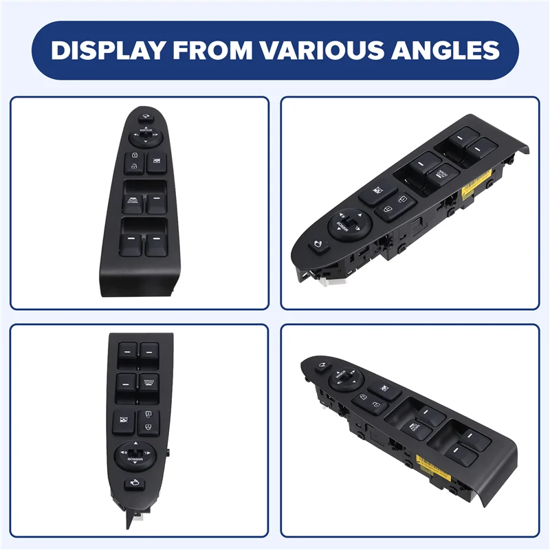 

93570-3W400WK Автомобильный переключатель стеклоподъемника "AUTO DOWN" Кнопка переключения для Kia Sportage 2.0L 2011-2017 935703W400WK LHD