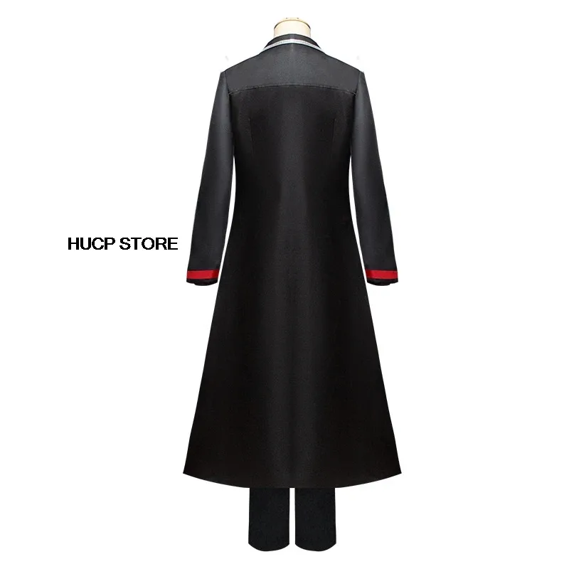 DY20Game Limbus Company Yi Sang Hong Lu Faust Cosplay Costume Black Uniform Cloak Anime Role Play Halloween Carnival Christmas P