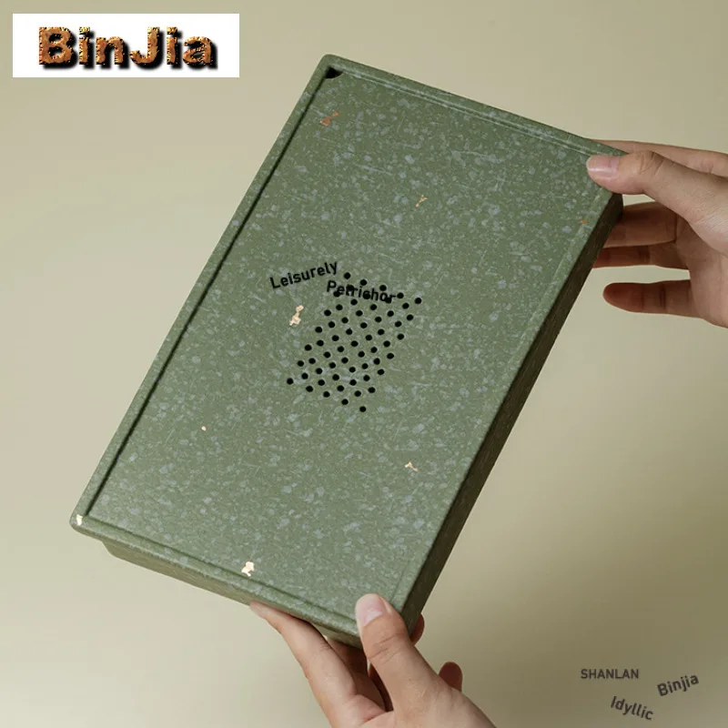 

Green Coarse Pottery Rectangular Store Water Tea Tray Cake Rack Coffee Storage Board Decorative Tray Dishes For Serving Supplies