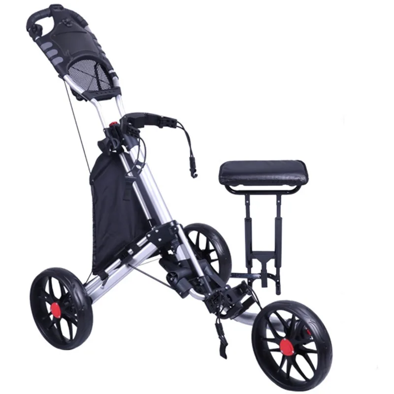

Electric Golf Scooter Foldable Remote Control Motorized Cart with Advanced Power System Portable Design for Golfers