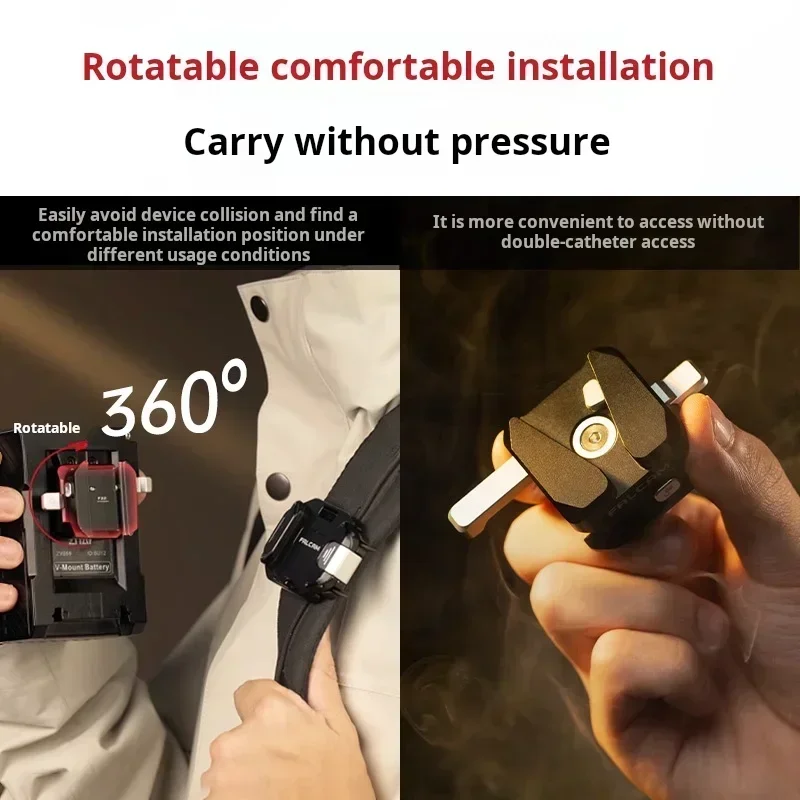 V-Mount Plate Camera Expansion Falcam Official BLACK F22 Quick Release Rotating Strong Compatibility Professional Accessories