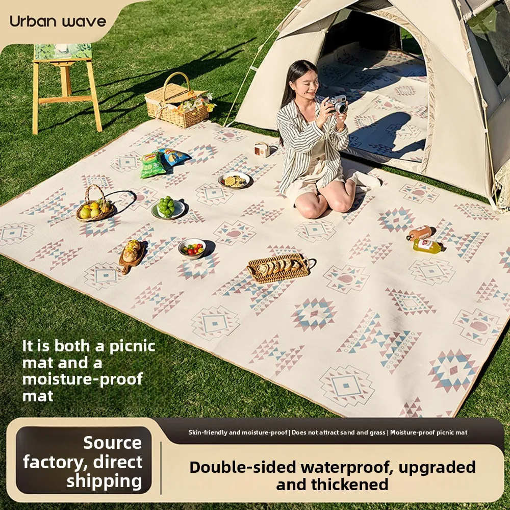 Thick Waterproof Picnic Mat Portable Outdoor Ground Mat For Spring Outing And Hiking Camping Mat Extra Large 3 Meters