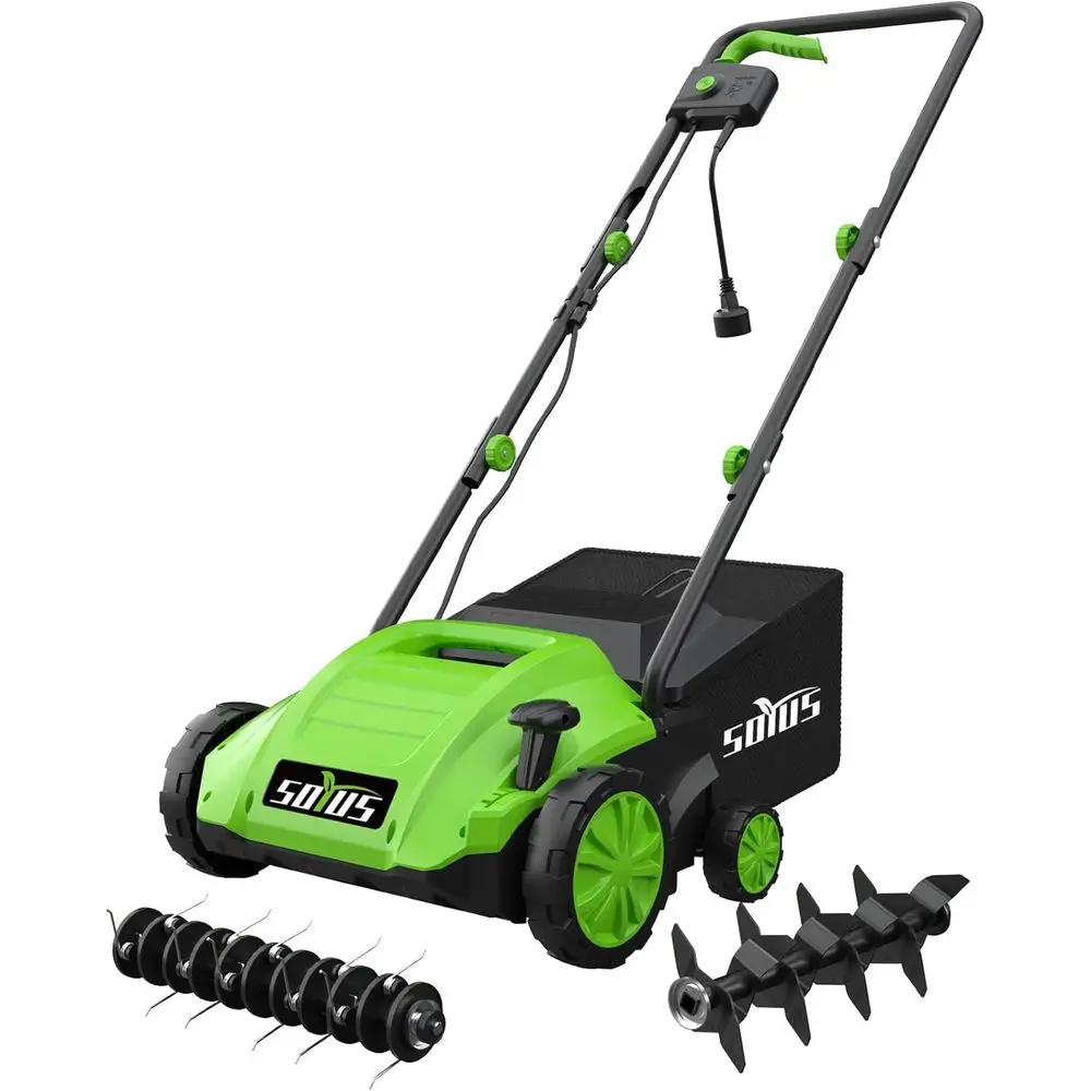 

Мешок для сбора травы 30 л, 13-дюймовая 12-амперная газонокосилка 2-в-1 с проводным питанием, 4-позиционной регулировкой глубины, быстрым съемом, увеличивает площадь газона