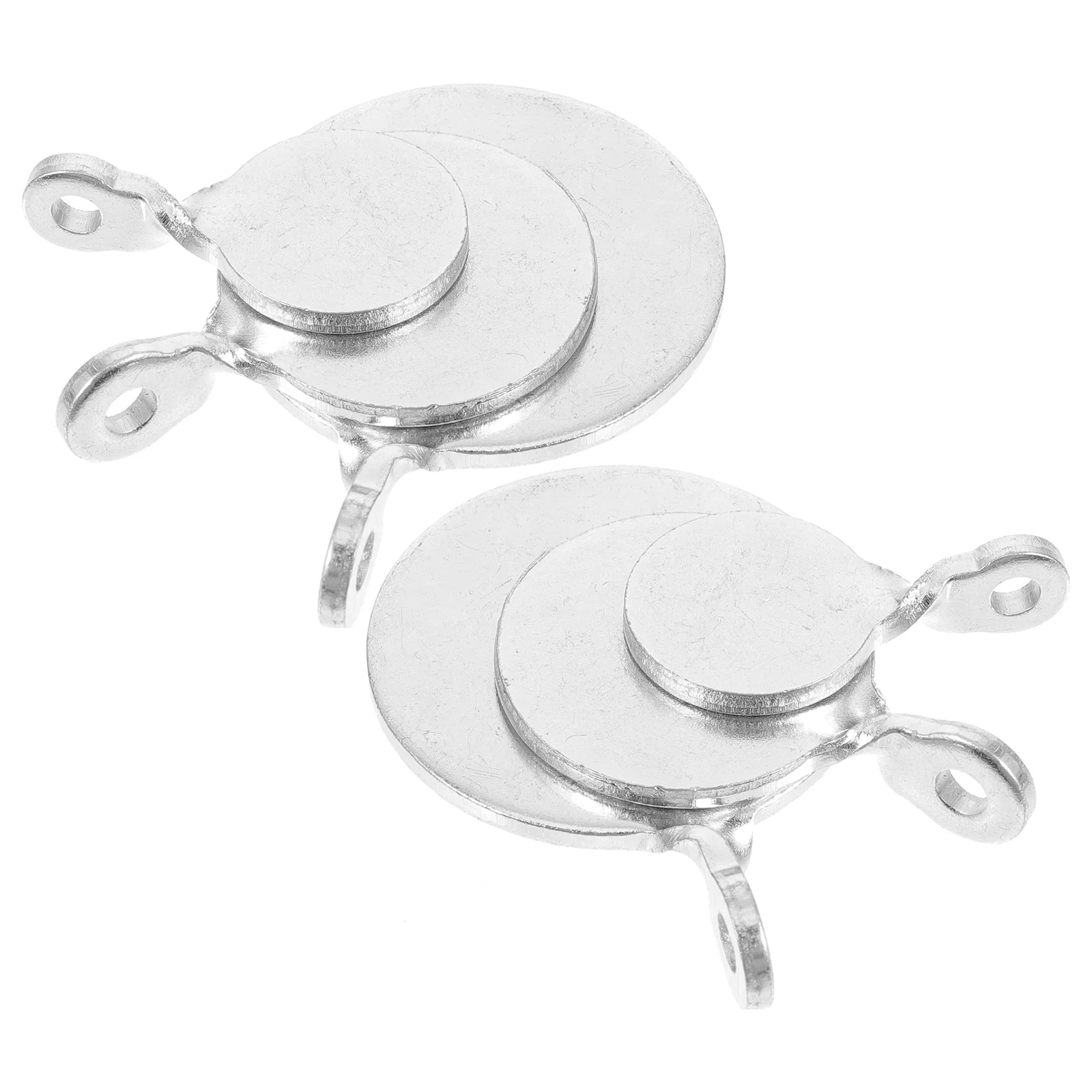 6 Pcs Stainless Steel Target Manganese Hooting Practice Tool Targets for Training Clay Multi-purpose