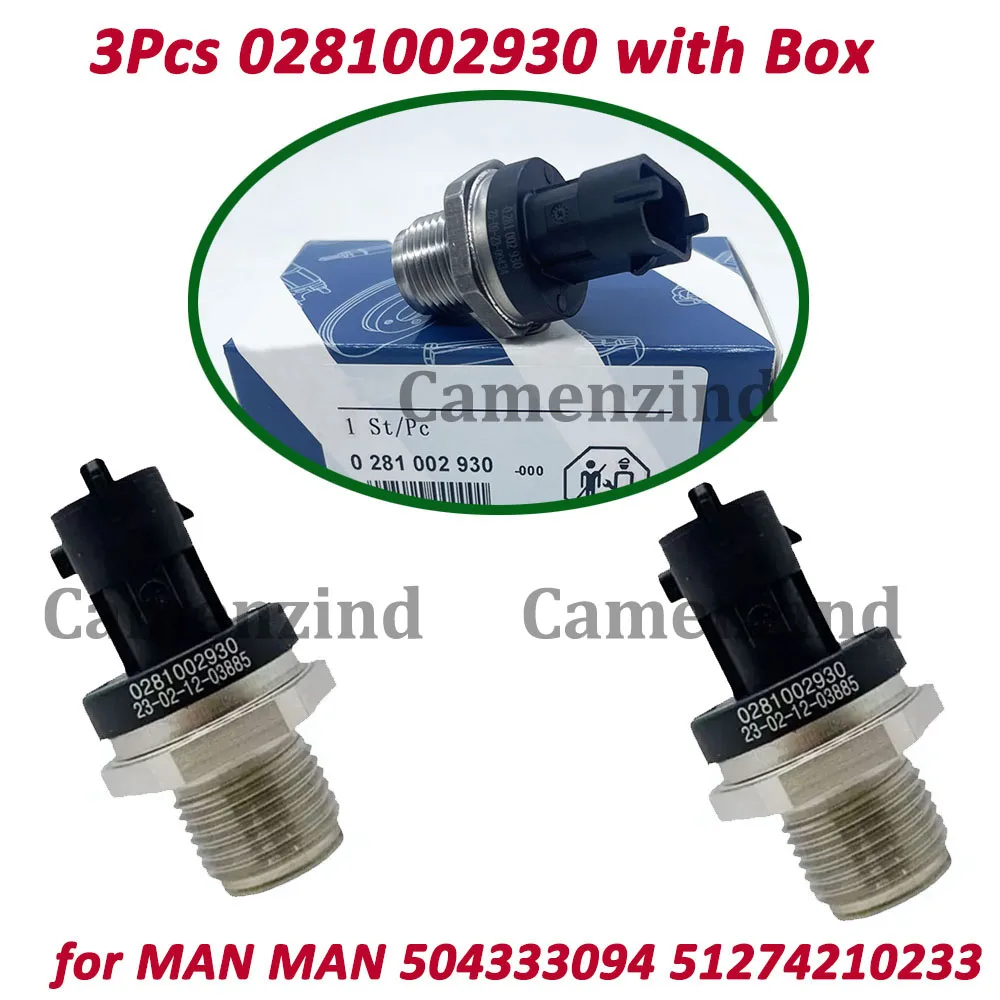 

3 шт. 0281002930 регулятор давления в масляной топливной рампе для MAN FORD IVECO VOLVO FIAT Chevrolet Chevrolet S10 Peugeot 206