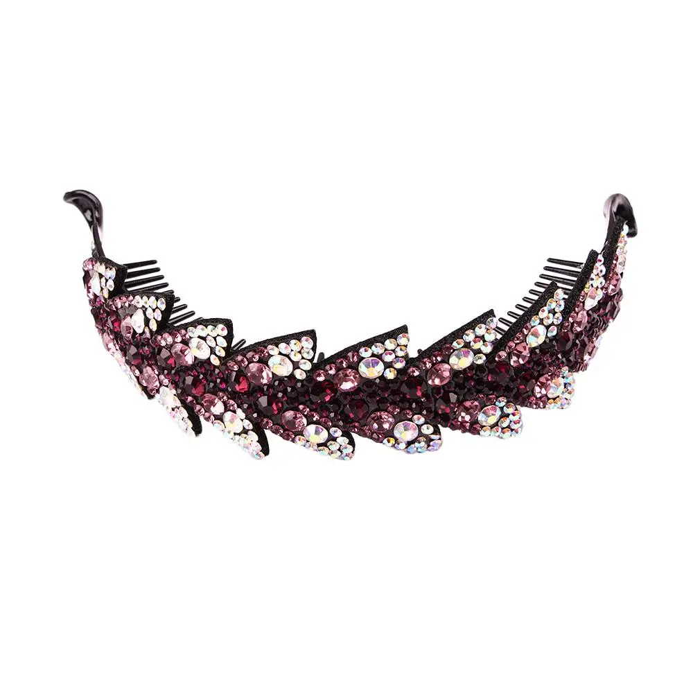 Hairpin Fashion Women Ponytails Hair Claw Rhinestone Floral Bird Nest Twist Clip Bun Maker Headwear Leaves Hair Claw