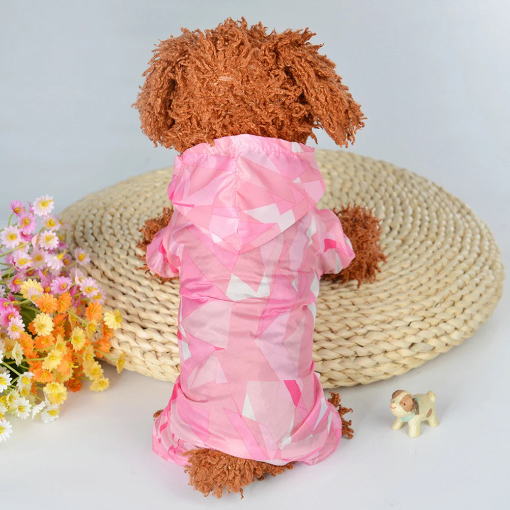 

Cool Summer Pet Clothes Breathable Sunscreen Apparel for Dog Cat Small Pets Lightweight Comfortable Fit Hooded Pet