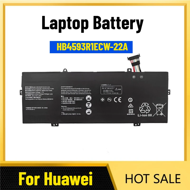 

For Huawei KLVD/KLVL-WFE9 WFH9 MACHD-WFE9Q Laptop Battery HB4593R1ECW-22A