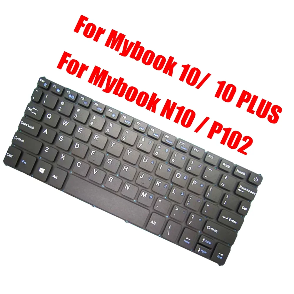 English US Replacement Laptop Keyboard For Axioo For Mybook 10 / 10 PLUS / N10 / P102 Black Without Frame