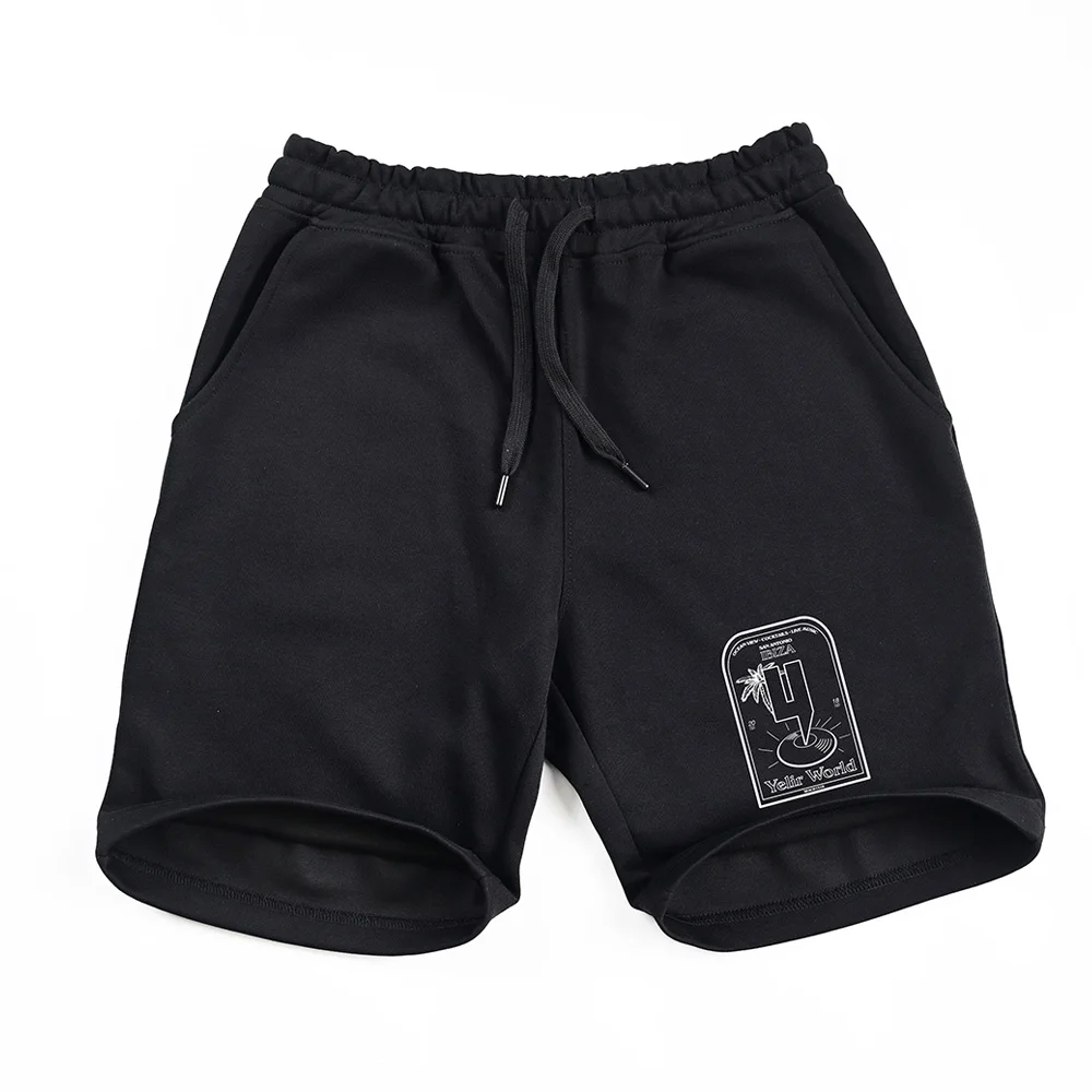 

Ama Men's Casual Sports Outdoor ort Pants Faionable Trendy Brand Versatile Comfortable Five-Quarter Straight Leg Jeans