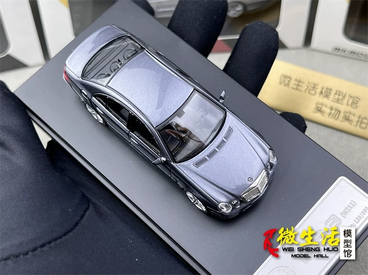 Newly Stocks MK MODEL 1/64 E63 W211 Silver White And Grey Color Diecast In 2024 Collection Gift Scale Model Car