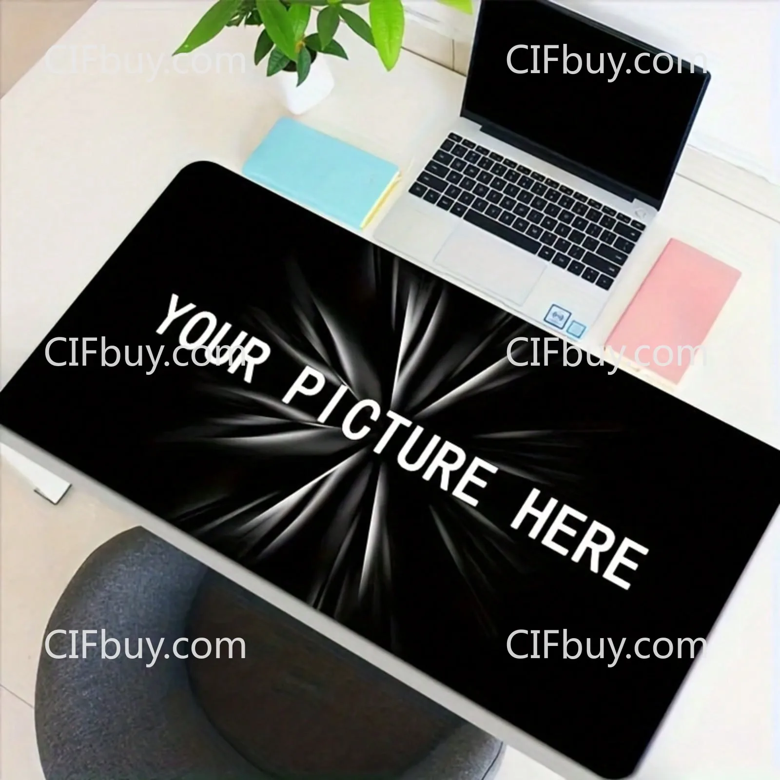 Personalized Custom Photo Desk Mat With Anime Gaming Design, Seasonal Decor for Back‑to‑School, Winter, Autumn & Holiday Present