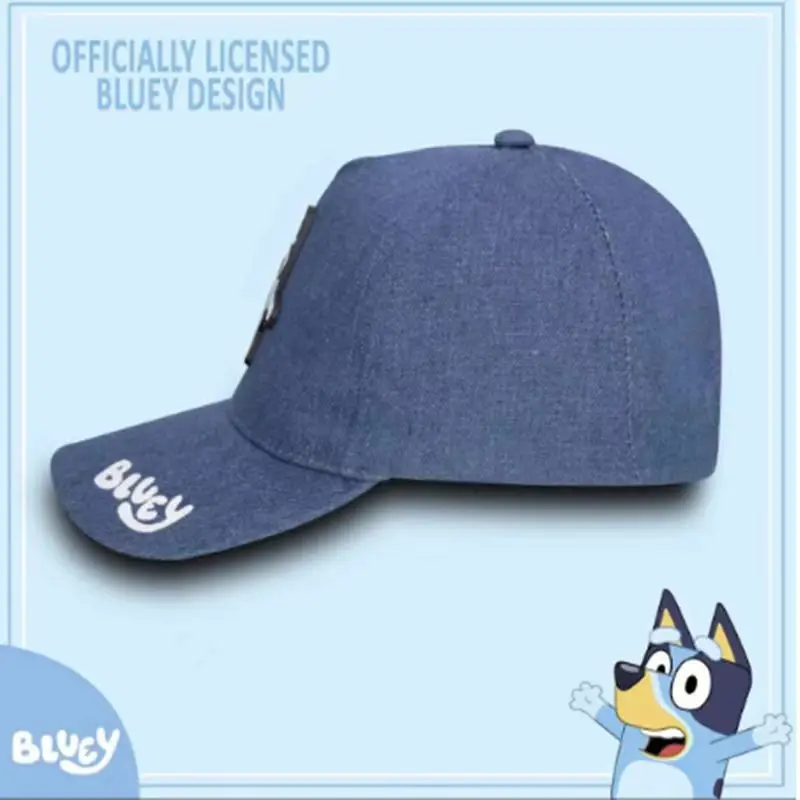 A New Bluey Bingo Children\'s Sunscreen Hat Sunshade Duck Tongue Hat Children\'s Boys and Girls Anime Character Birthday Gift