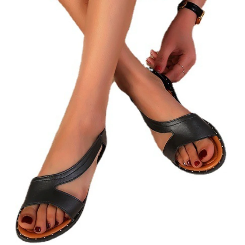 2023 neue Sandalen Damen flache Freizeit schuhe Damen Flip-Flops Mode bequeme Outdoor-Damenschuhe Zapatos de Mujer