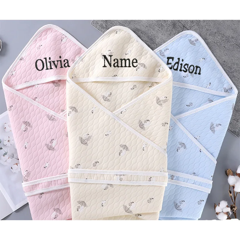 

Personalized Baby Pure Cotton Blanket, Newborn Blanket, Warm Delivery Room Swaddle Blanket, Wrapped Cloth Blanket, Baby Supplies