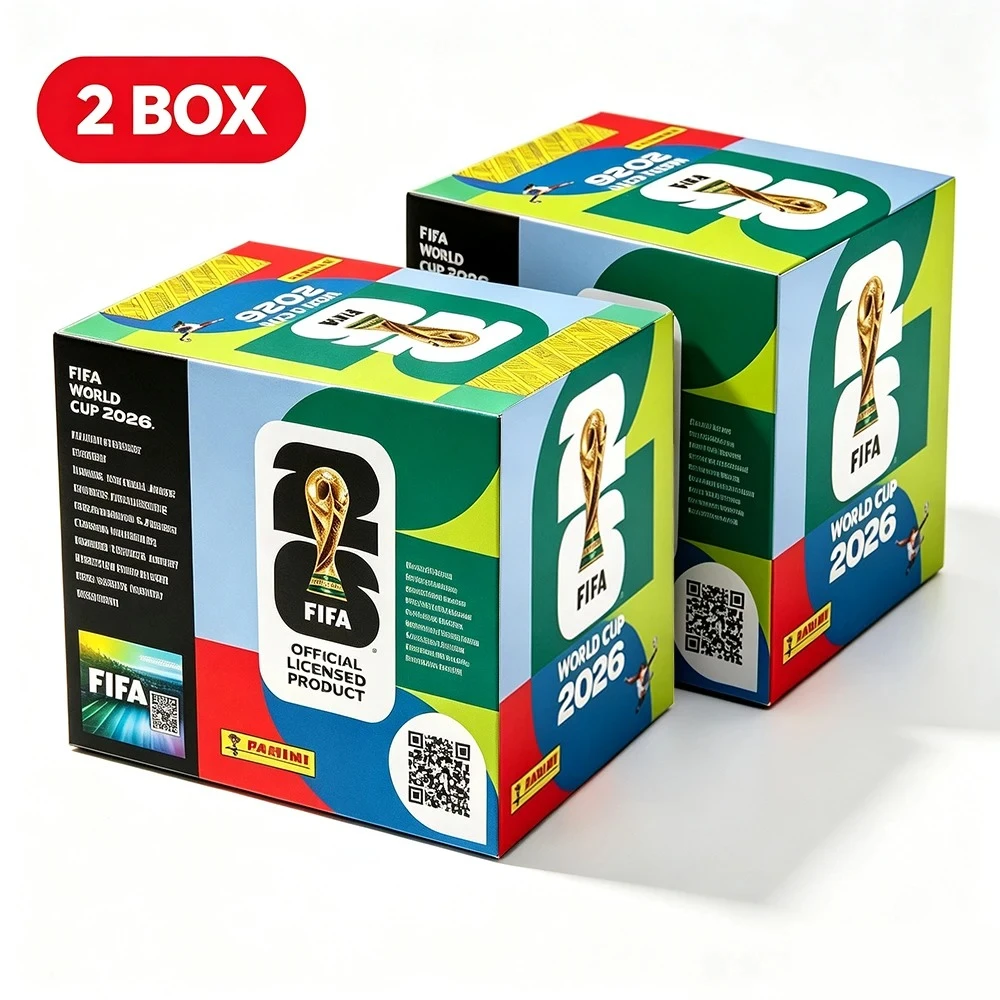 Autocollants originaux Panini Coupe du Monde FIFA 2026, version internationale, collection rare, souvenir pour les fans de football, cadeau