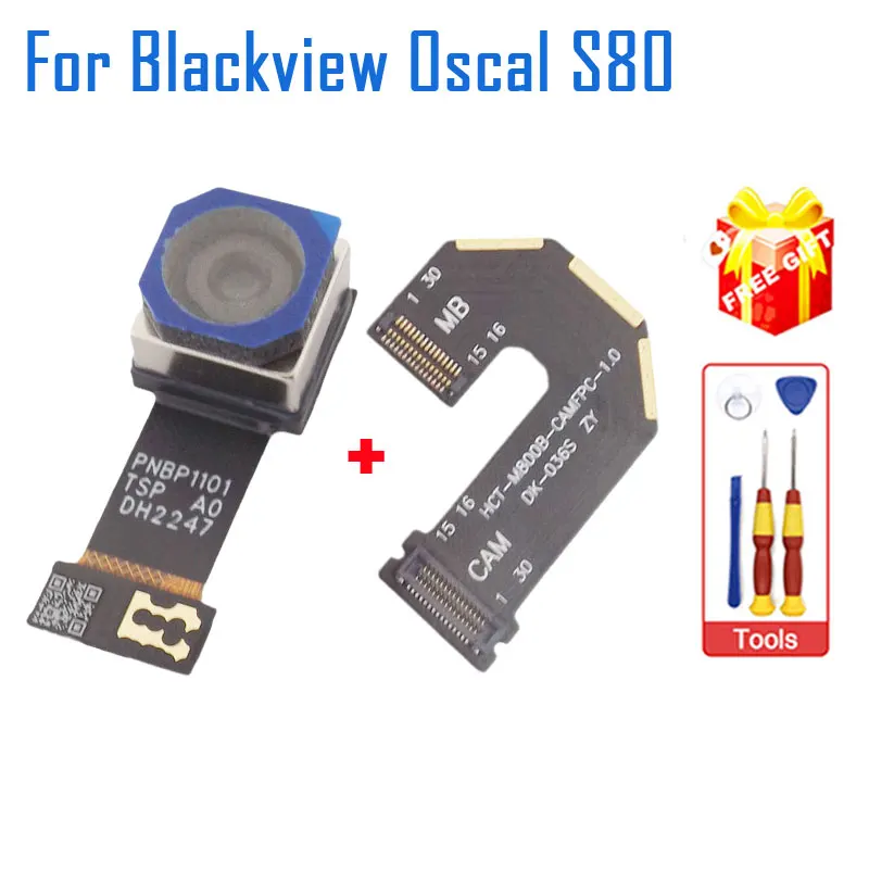 

New Original Blackview OSCAL S80 Back Camera Cell Phone Rear Main Camera With Transfer FPC For Blackview OSCAL S80 Smart Phone