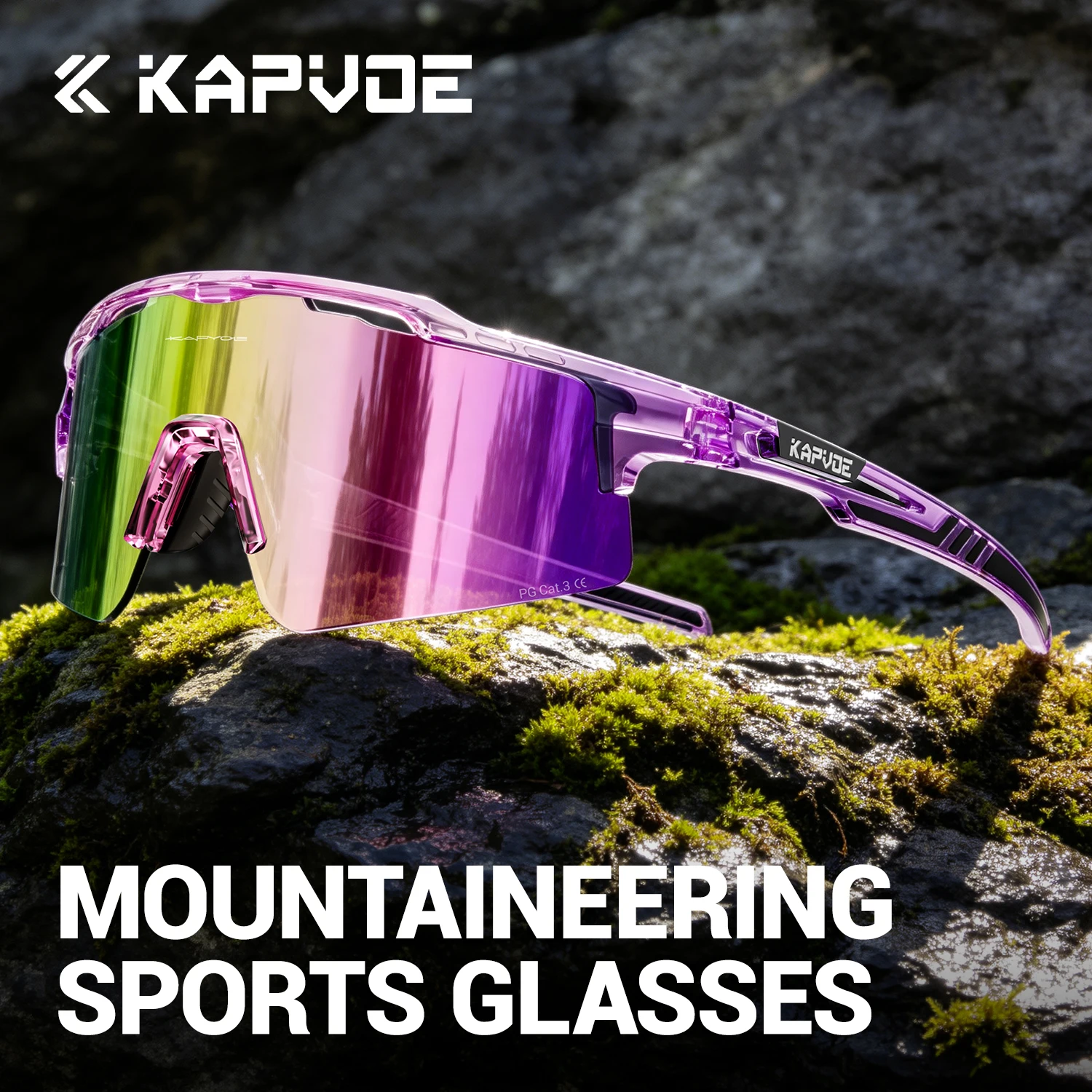 Kapvoe Mountain Pickleball Bicycle Goggles Women's Cycling Sunglasses Hiking Eyewear Road Bike Glasses Men Sports Outdoor Speed