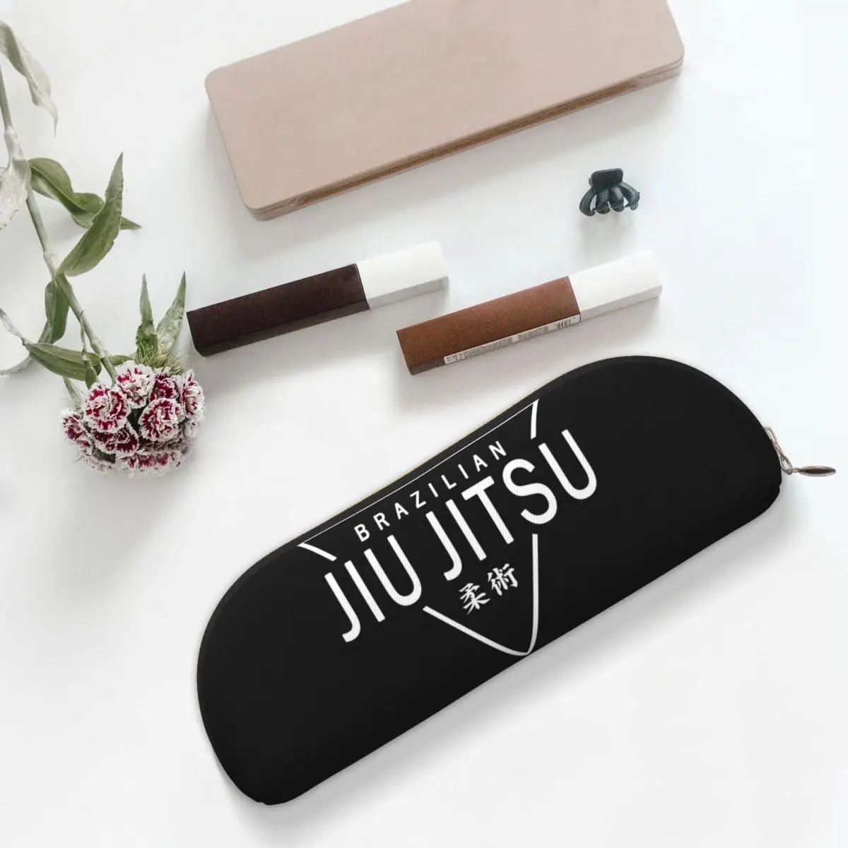 

JIU JITSU - BRAZILIAN JIU JITSU Pencil Cases Pen Holder Storage Stationery Supplies Big Capacity Pen Box Pencil Bag for Boy Girl
